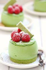 Namelaka-Mousse Matcha Framboise