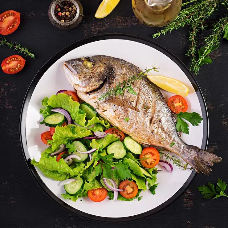 Plat Daurade Garni