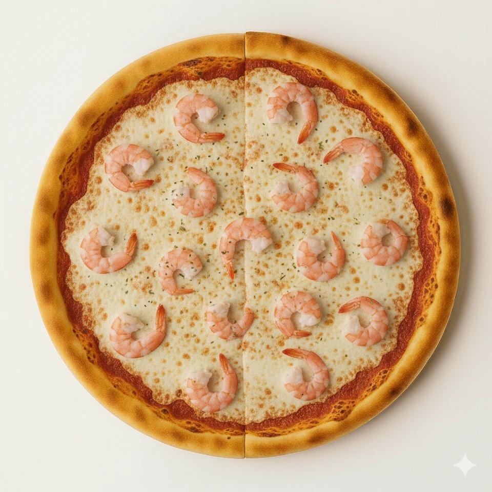 Pizza Crevette Boisée XL