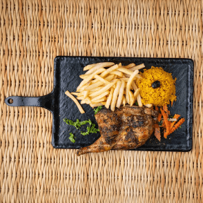 1/2 Coquelet Sur Feu De Bois