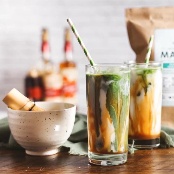 Caramel Matcha Latte