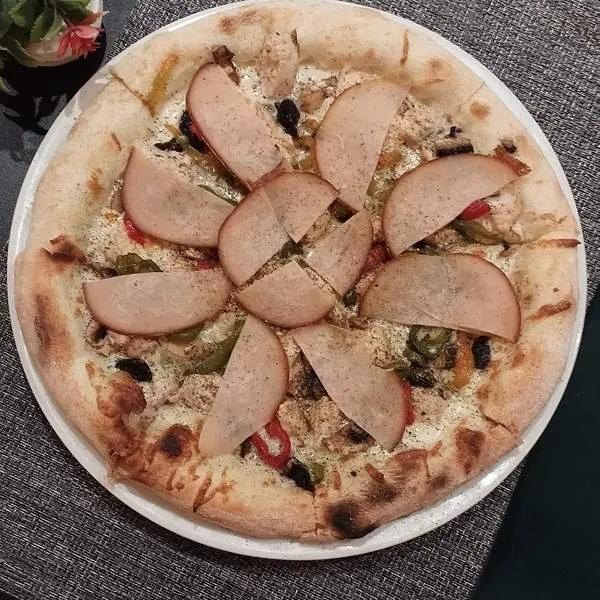 Pizza Carbonara ( Dinde Fumée )