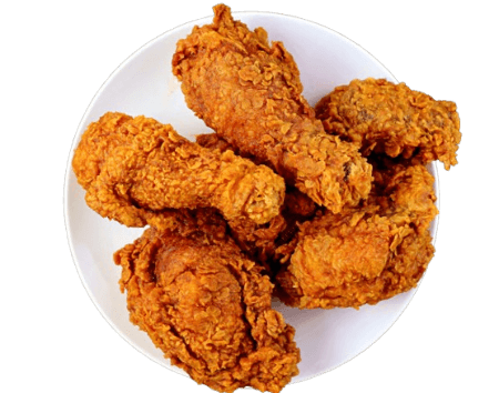 7Pcs Panés + Frites