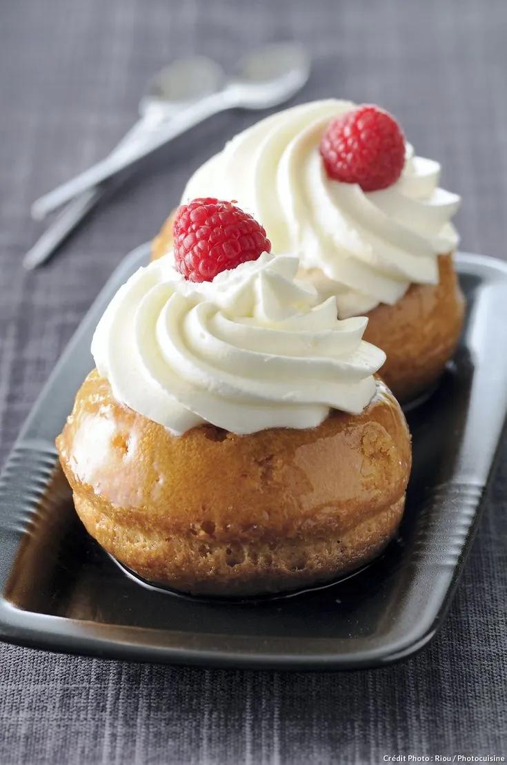Baba aux fraises