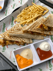 Quésadilla Chawarma Poulet