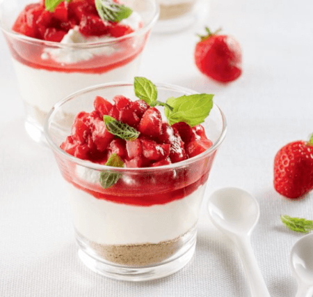 Verrine à la Fraise