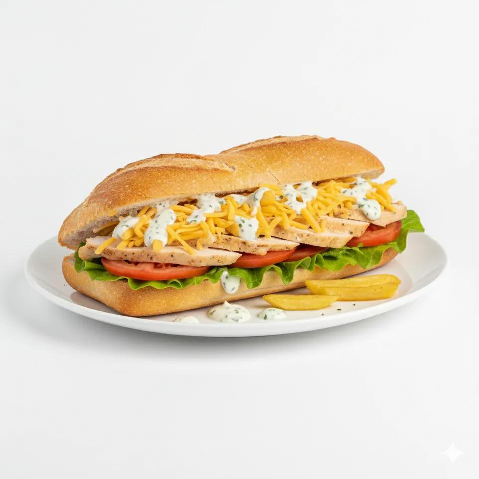 Sandwich Poulet à la crème