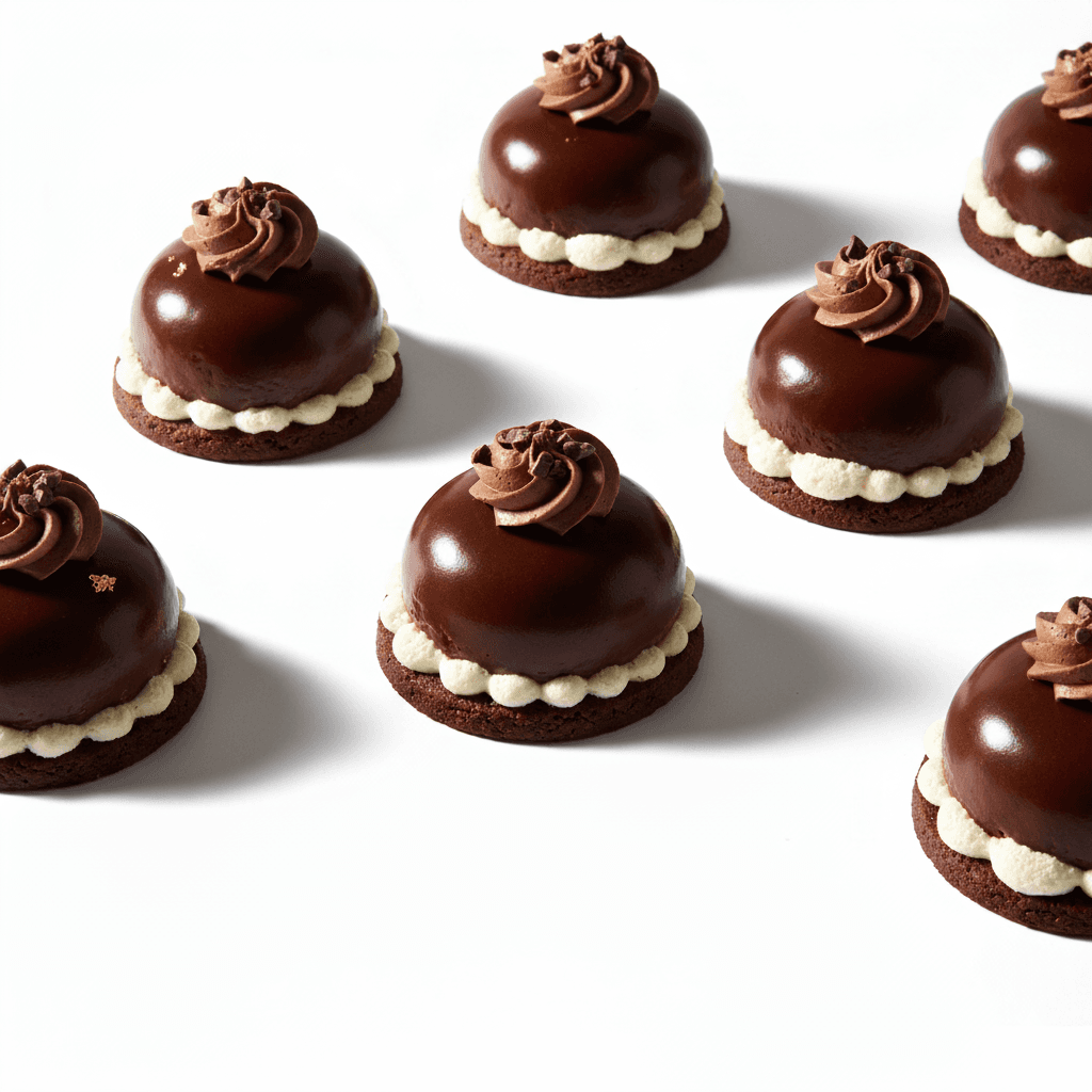 Mousse Cake Cookies Chocolat