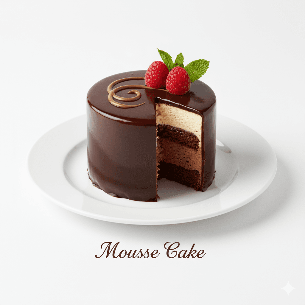 Mousse Cake Cookies Vanille