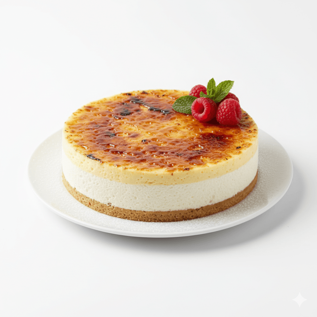 Mousse Cake Crème Brûlée