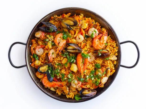 Paëlla valenciana Fruit de mer