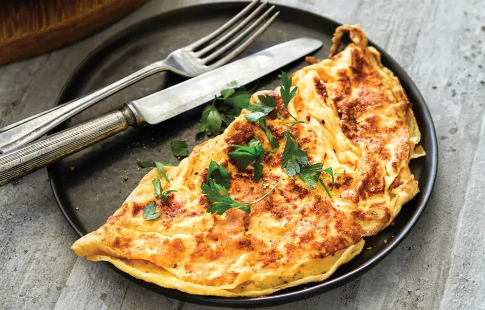 Omelette au fromage