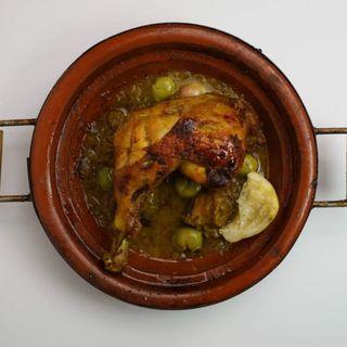 Menu tajine poulet