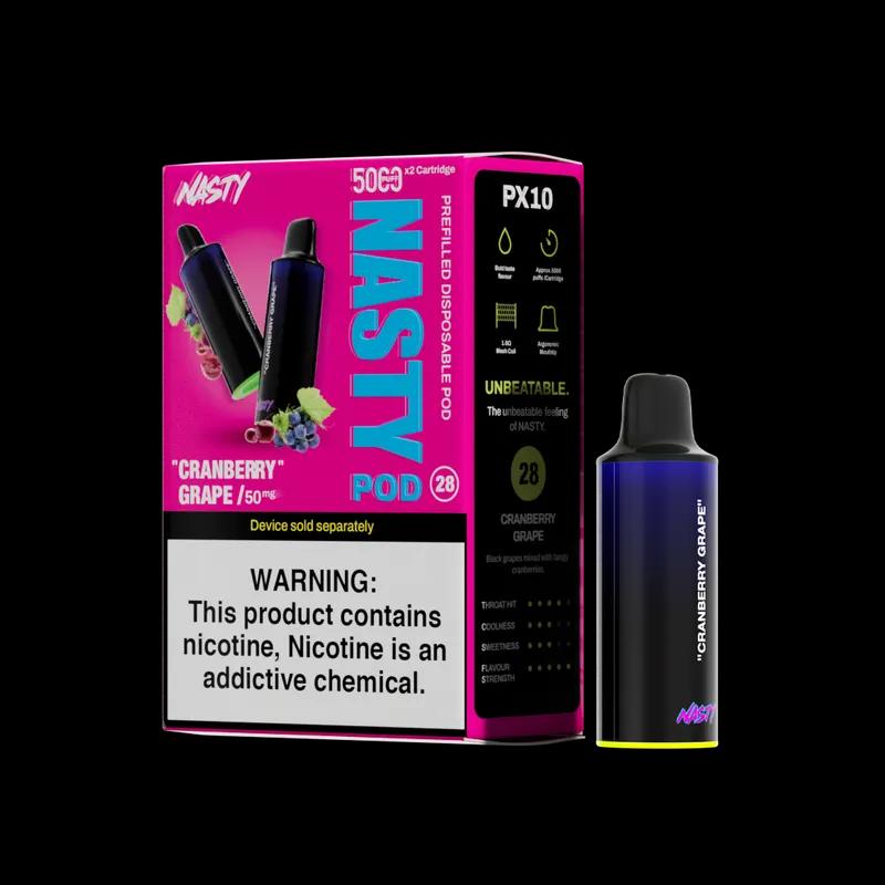 Nasty Px10 Pods 5000 Puffs- Cranberry Grape 5%