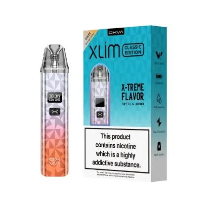 Oxva -KIT Xlim Classic-(Orange Silver)