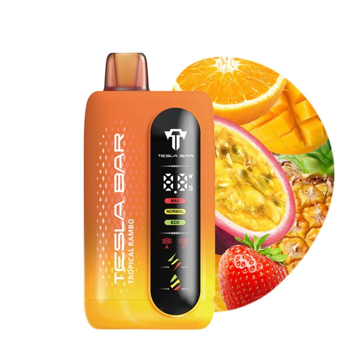 Tesla Bar Xt 23 000puffs 5% Nic Tropical Rambo