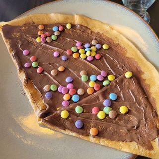 Crêpe Nutella Smarties