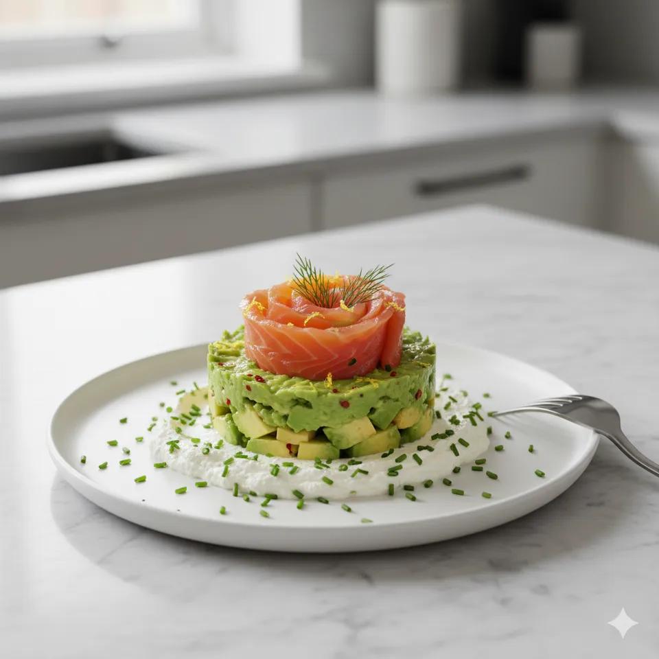 Avocat au saumon