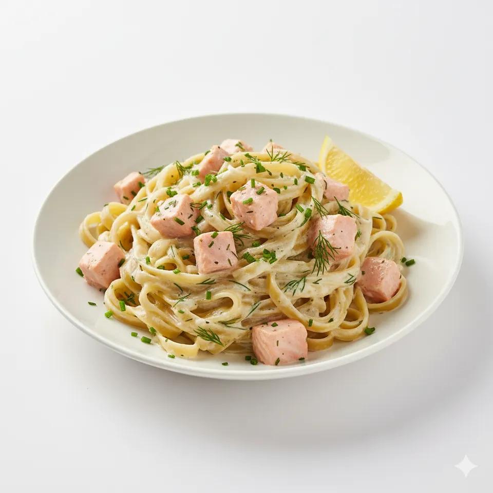 Pâtes Au Saumon