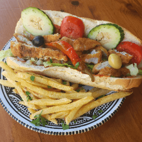 Sandwich escalope panné