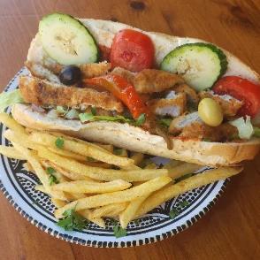 Sandwich escalope panné