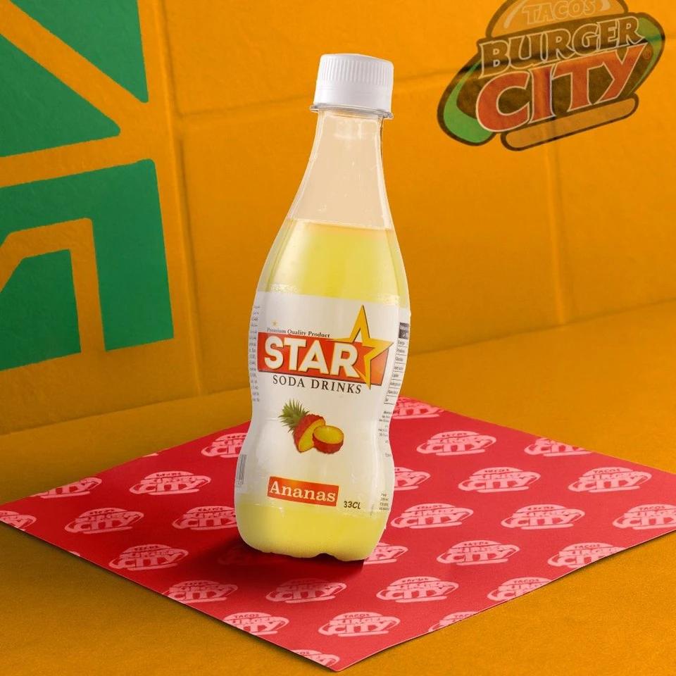 Star soda pineapple 33cl