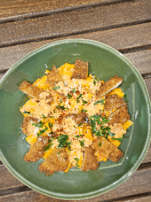 Rigatoni sauce rosée maison poulet pané