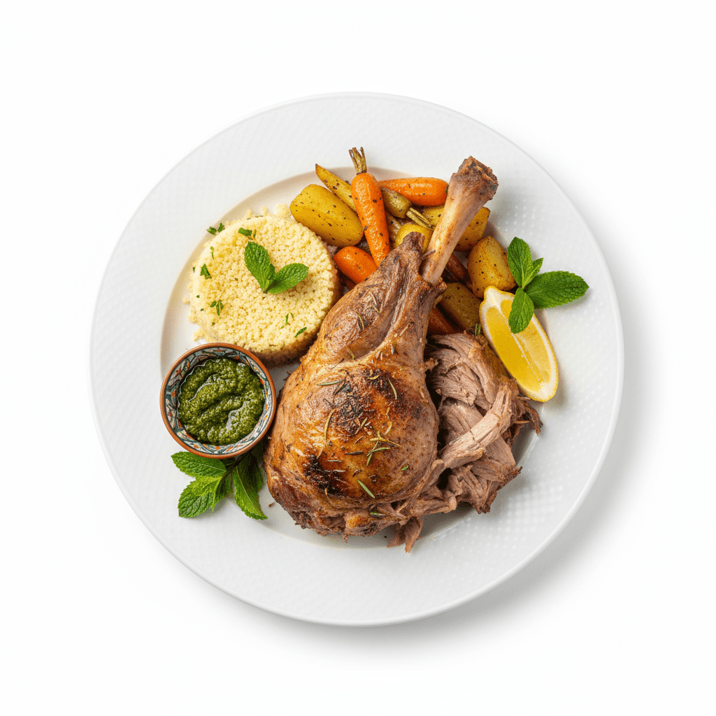 Epaule d'agneau mechoui
