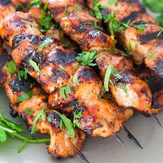 Plat Brochettes De Dinde