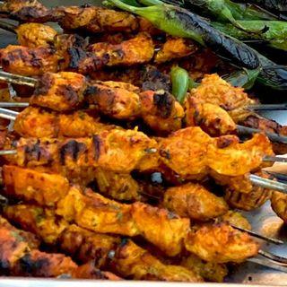 Sandwich brochettes dinde