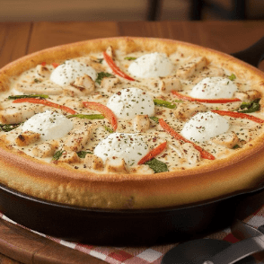 Pizza Poulet Ricotta epinards