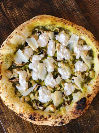 Pizza Poulet Sauce Pesto