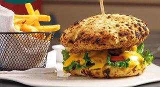 Cheese Burger Avec Frites