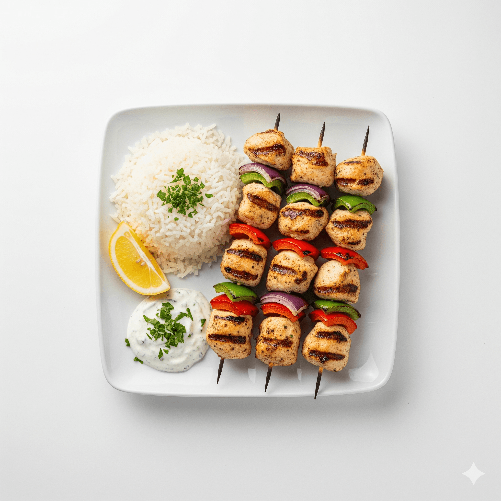 Plat kebbab Poulet