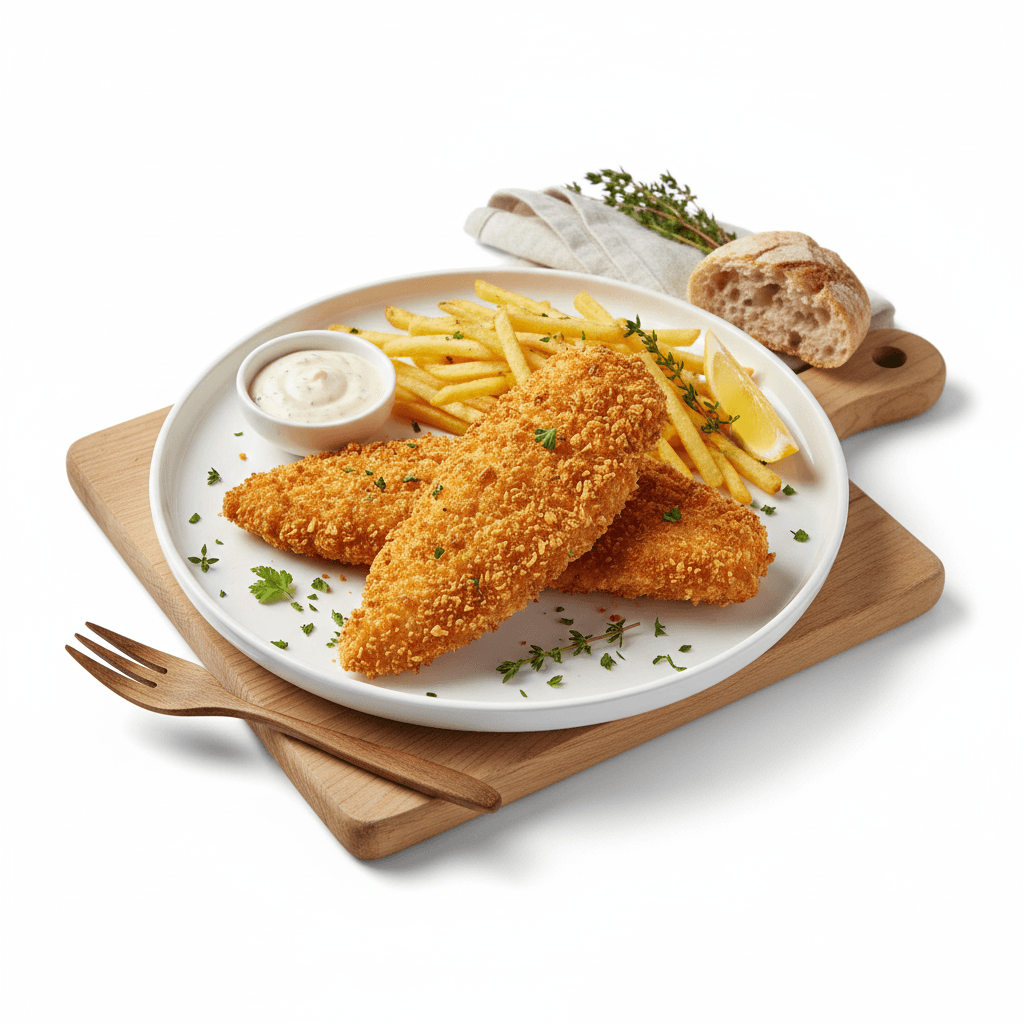 Plat Escalope Panée