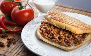 Panini viande hachée