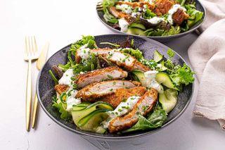 Salade escalope