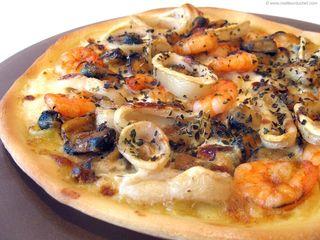 Pizza fruits de mer