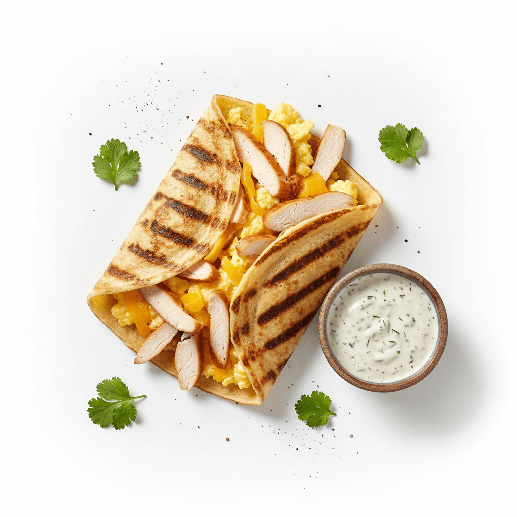 Crêpe Poulet fumé