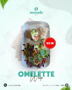 Veggie Omelette Wrap