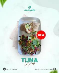 Avocado Tuna Wrap