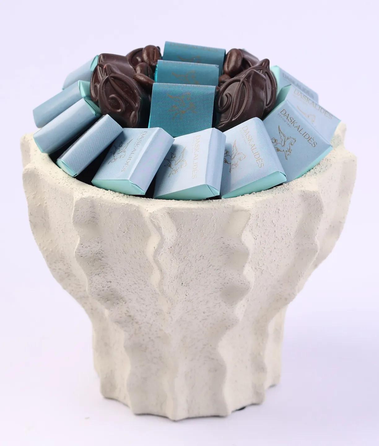 Coupe en céramique granulée & ondulée mat MM -400g