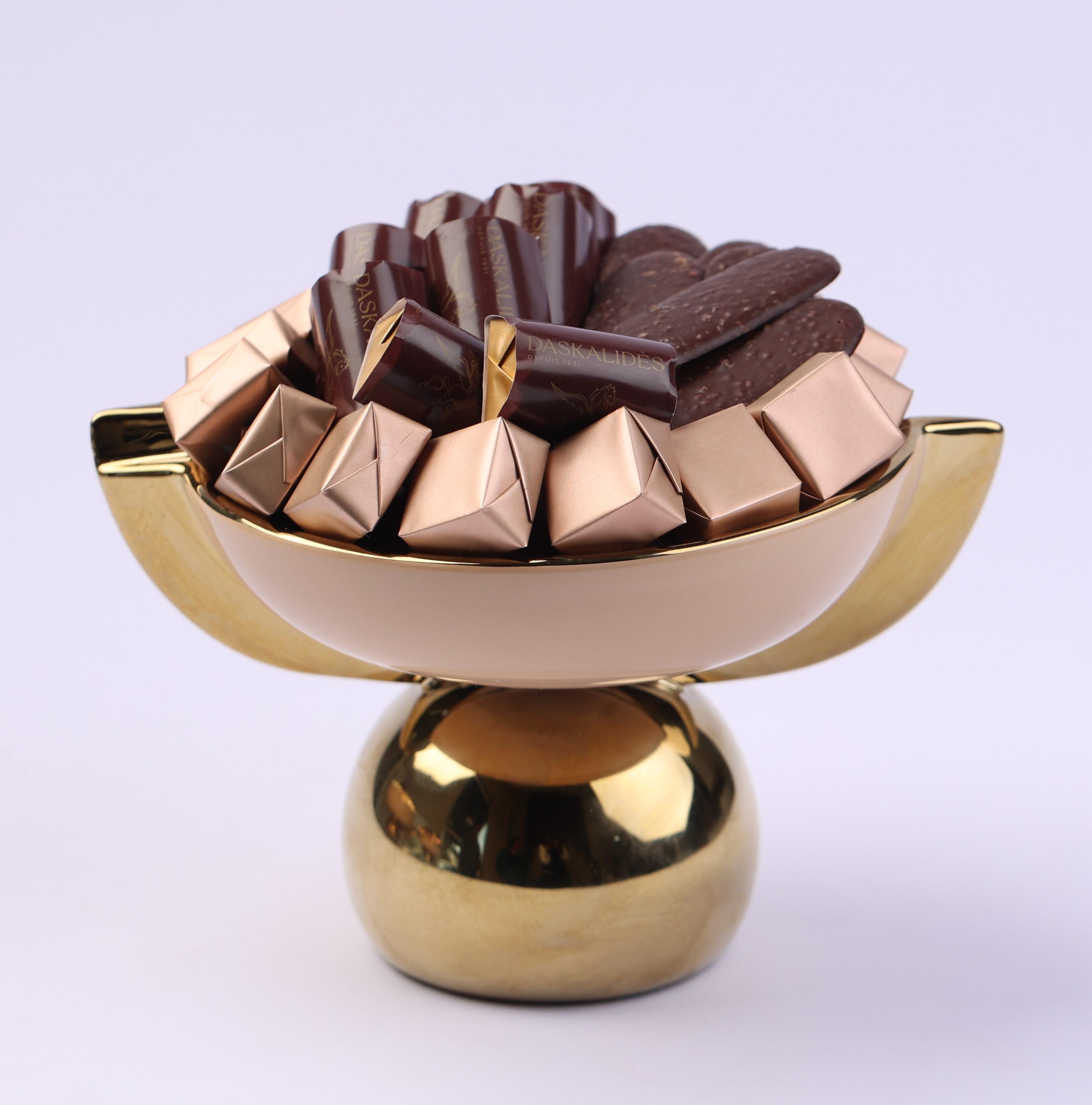 Coupe design en céramique sur pieds sphérique GM -450g