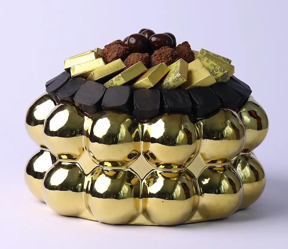 Pot design doré GM -800g