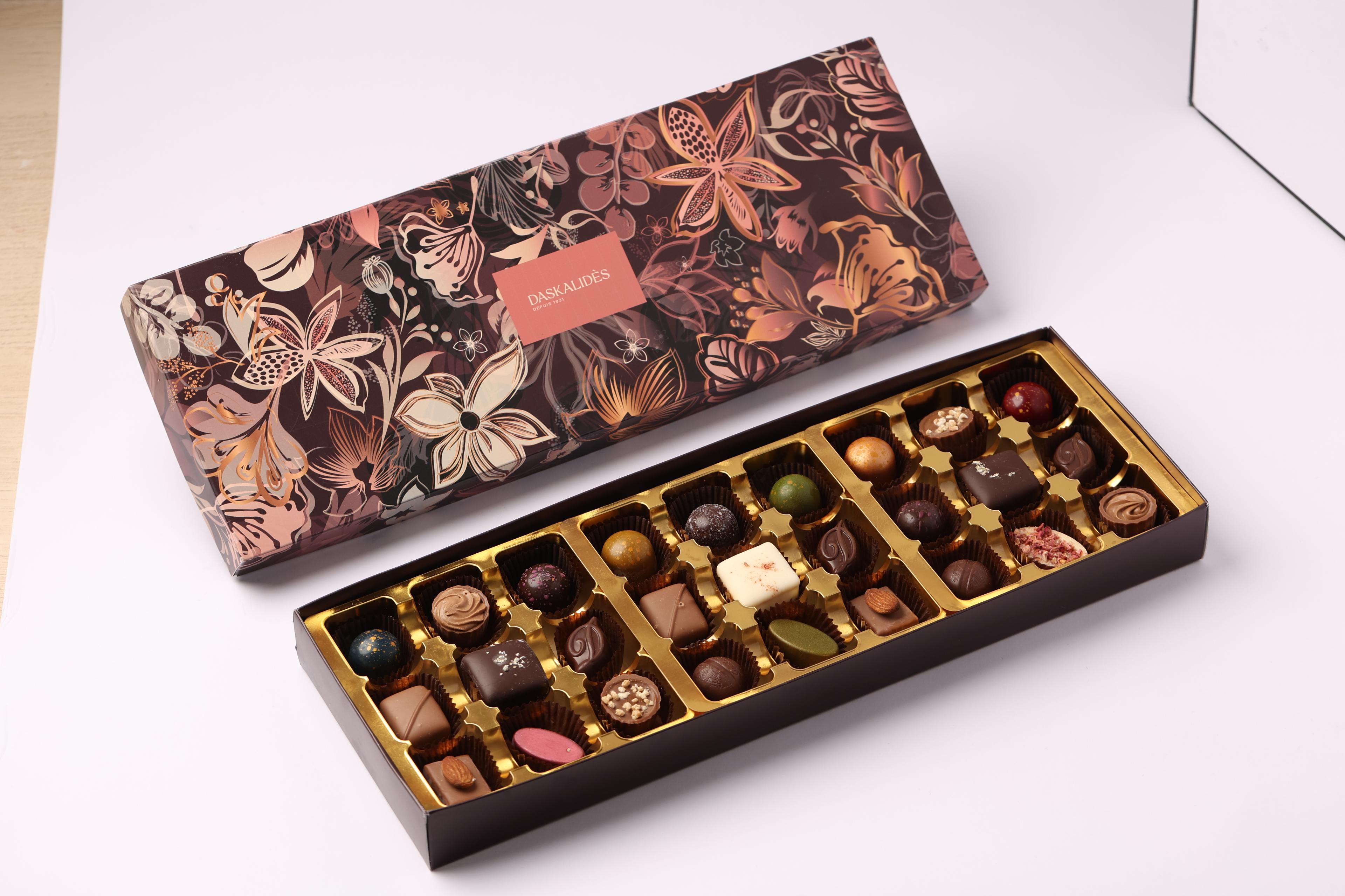 Boite Autumn leaves -27 chocolats