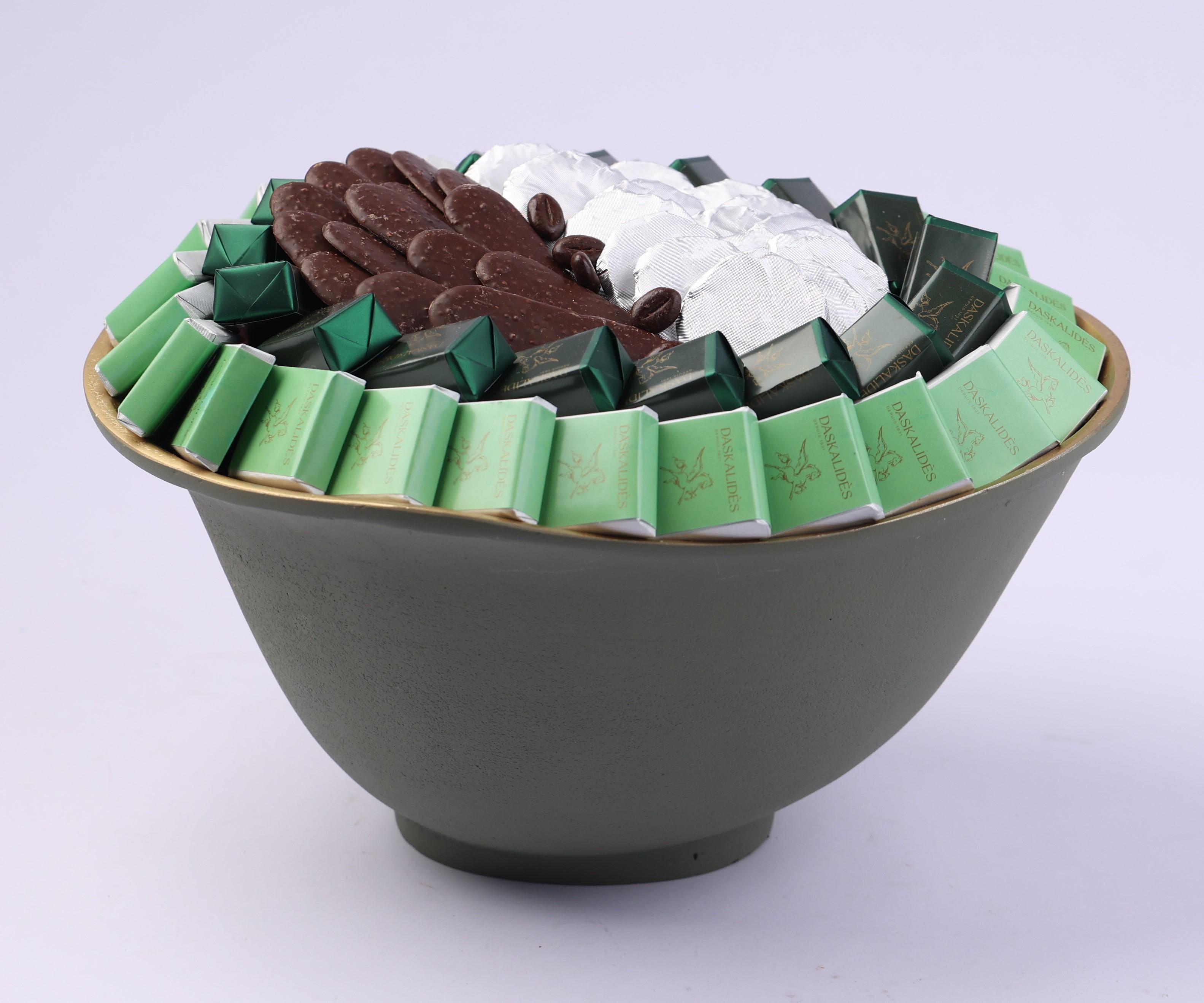 Bol a rebord vert olive GM -1kg