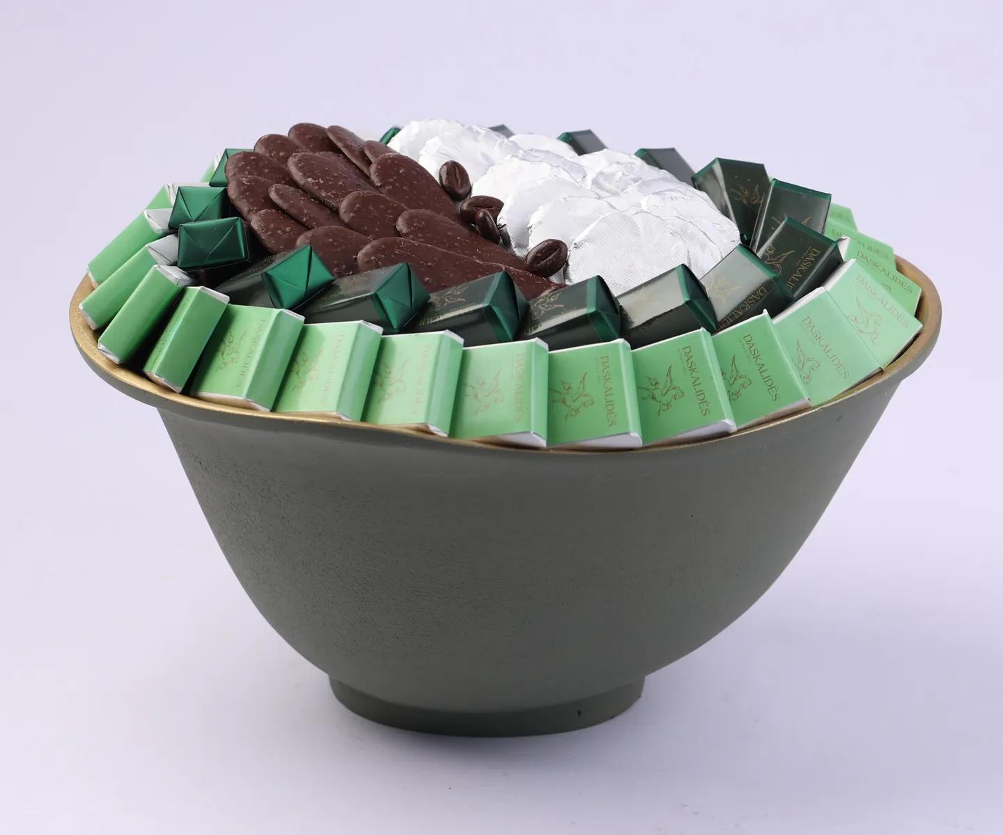 Bol a rebord vert olive GM -1kg
