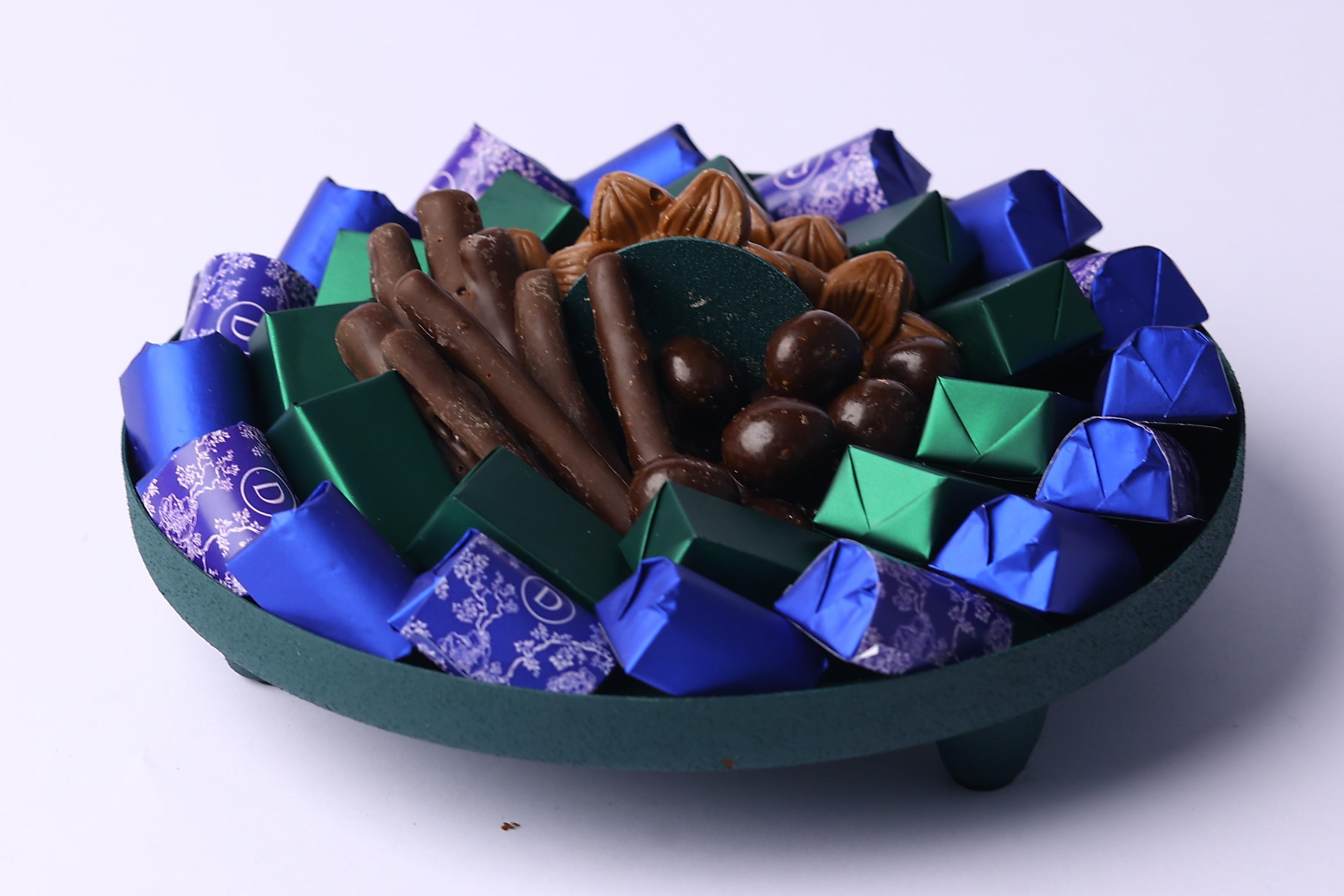 Centre de table vert sapin MM -950g