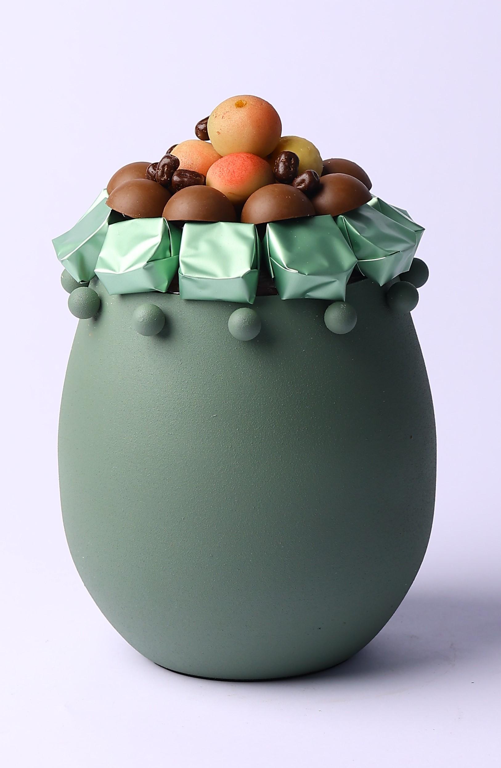 Vase design vert sauge PM -600g