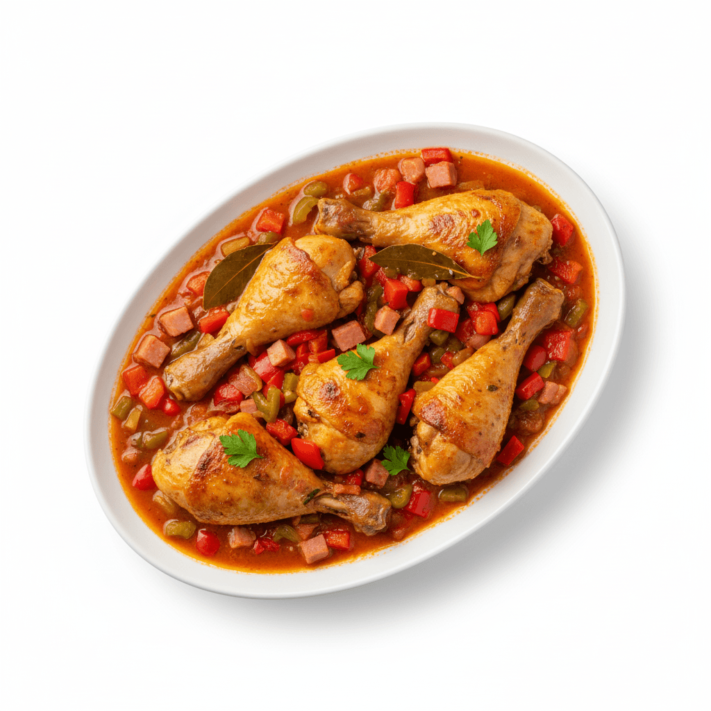 Poulet À La Basquaise